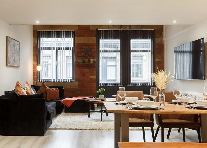 2 Bed New York Style Loft Free Parking شقة برادفورد